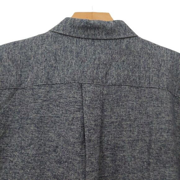 Wallin & Bros Flannel Shirt Mens Large Gray Cotton Button Up Long Sleeve Soft - Picture 6 of 11